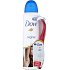 Dove Original antiperspirant dezodorant sprej pre ženy 150 ml + holiaci strojček sa 3 brity, duopack