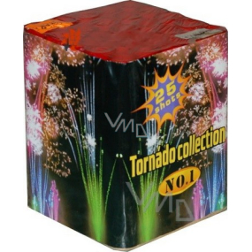 Tornádo 1 kompakt pyrotechnika CE3 25 rán 1 kus III. triedy nebezpečenstva predajné od 21 rokov!