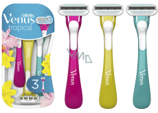 Gillette Venus Tropical pohotové holítko 3 britvy, 3 kusy pre ženy