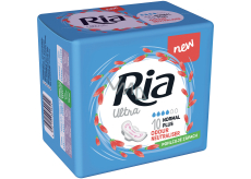 Ria Ultra Normal Plus Odour Neutraliser ultra tenké hygienické vložky s krídelkami 10 kusov