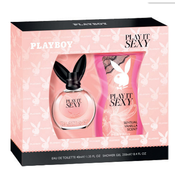 Playboy Play It Sexy toaletná voda pre ženy 40 ml + sprchový gél 250 ml, darčeková sada