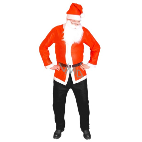 Kostým Santa Claus - bunda, čiapky, fúzy