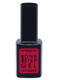 Dermacol One step gél lacque lak na nechty 05 Carmine Red 11 ml