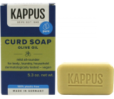 Kappus Kernseife Oliva univerzálny tvrdé prírodné mydlo vyrobené z prírodných látok 150 g