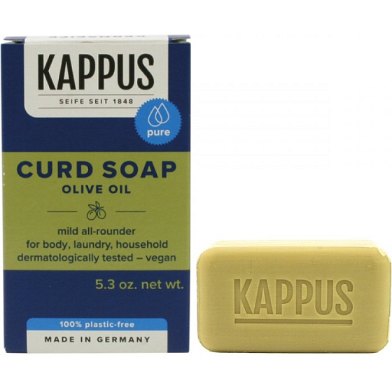 Kappus Kernseife Oliva univerzálne tvrdé prírodné mydlo vyrobené z prírodných látok 150 g