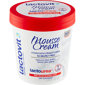 Lactovit Mousse Cream Lactourea telový krém, 250 ml