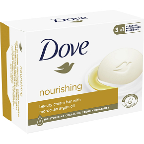 Dove tuhé mydlo Nourishing s arganovým olejom, 90 g