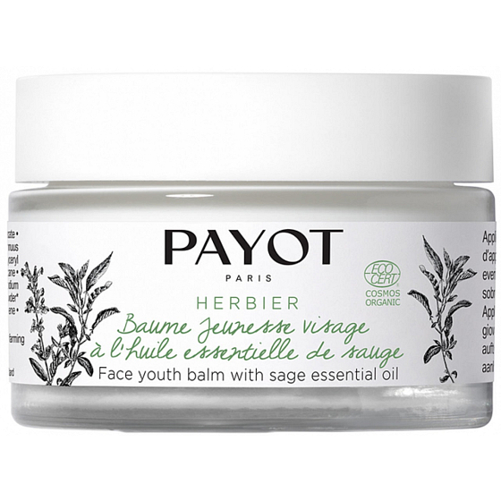 Payot Herbier Baume Jeunesse Visage Omladzujúci krém na tvár so šalviovým esenciálnym olejom 50 ml