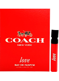 Coach Love parfumovaná voda pre ženy 2 ml s rozprašovačom, fľaštička