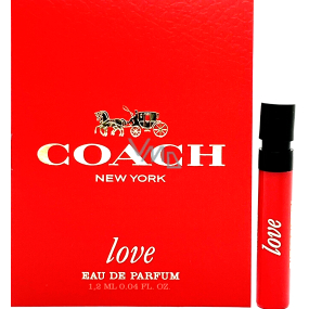 Coach Love parfumovaná voda pre ženy 2 ml s rozprašovačom, fľaštička