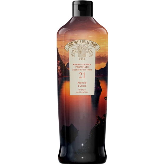 Compagnia Delle Indie 21 Parfumovaná pena do kúpeľa Pomaranč a koža 500 ml