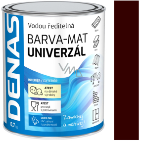 Denas Univerzál barva matná 0240 Tmavě hnědá 0,7 kg