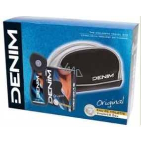 Denim Original toaletná voda 100 ml + sprchový gél 250 ml + cestovné bag, kozmetická sada