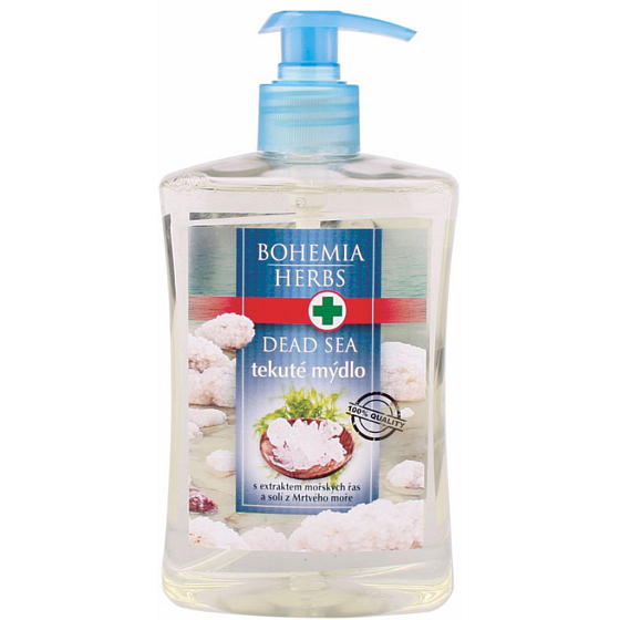 Bohemia Gifts Dead Sea Mŕtve more, Extrak z morských rias a soľou tekuté mydlo 500 ml