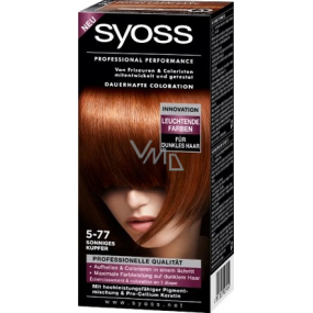 Syoss Professional farba na vlasy 5 - 77 oslňujúci medený