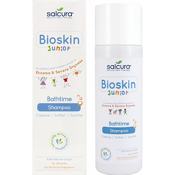 Salcura Bioskin Junior Bathtime šampón pre deti od 3 mesiacov 200 ml