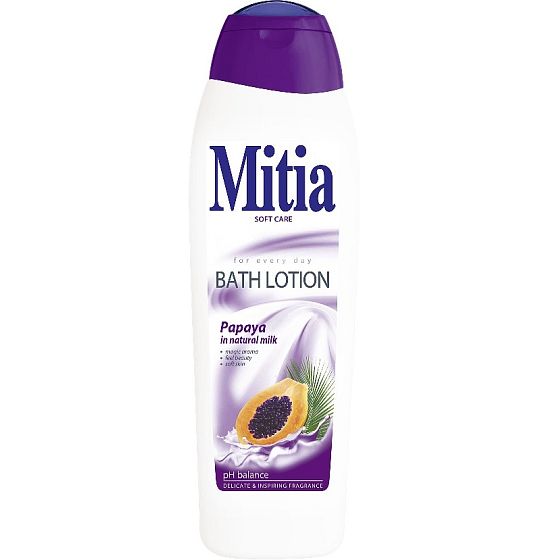 Mitia Papaya in Natural Milk krémová pena do kúpeľa 750 ml
