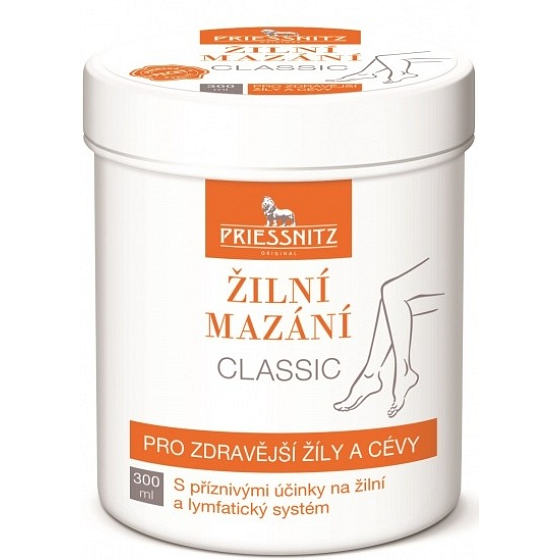 Priessnitz Classic Žilové mazanie - Pre zdravšie žily a cievy 300 ml
