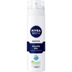 Nivea Men Sensitive gél na holenie, 200 ml