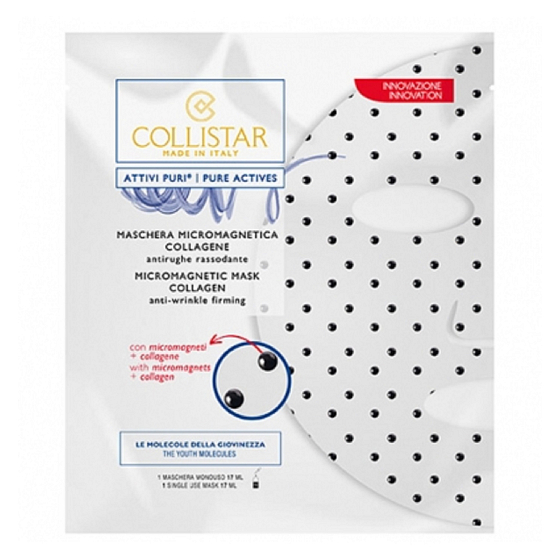 Collistar Pure Actives Micromagnetic mikromagnetická pleťová maska s kolagénom proti starnutiu a na spevnenie pleti 17 ml
