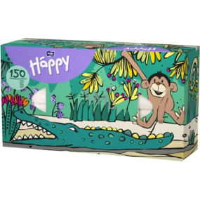 Bella Happy Baby Opice hygienické vreckovky 2 vrstvové 150 kusov