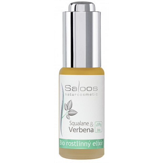 Saloos Bio Squalane & Verbena rastlinný elixír pre citlivú a suchú pleť 20 ml