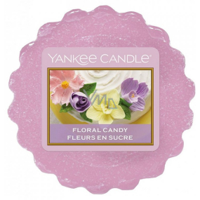 Yankee Candle Floral Candy - Torta s kvetmi vonný vosk do aromalampy 22 g
