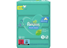 Pampers Fresh Clean vlhčené obrúsky pre deti 4 x 80 kusov