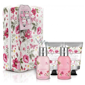 Baylis & Harding Ruže, Mak a Vanilka šampón na vlasy 100 ml + sprchový krém 100 ml + kondicionér na vlasy 50 ml + telové mlieko 50 ml + kozmetická taštička, kozmetická sada