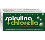 Naturvita Spirulina + Chlorella + Prebiotikum doplnok stravy napomáha posilnenie a prečistenie organizmu, chráni organizmus pred pôsobením voľných radikálov 90 tabliet