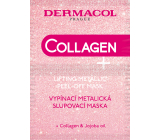 Dermacol Collagen Plus vypínacia zlupovacia maska 2 x 7 ml