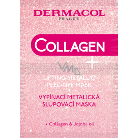Dermacol Collagen Plus vypínacia zlupovacia maska 2 x 7 ml