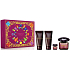 Versace Crystal Noir toaletná voda pre ženy 90 ml + telové mlieko 100 ml + sprchový gél 100 ml + toaletná voda 5 ml, darčeková sada pre ženy
