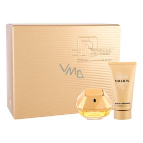 Paco Rabanne Lady Million parfumovaná voda pre ženy 50 ml + telové mlieko 75 ml, darčeková sada pre ženy