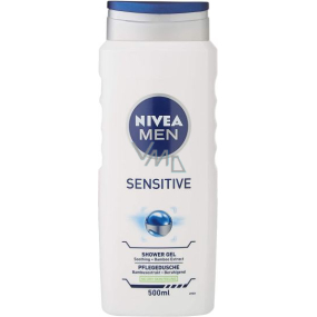 Nivea Men Sensitive sprchový gél na telo, tvár a vlasy 500 ml