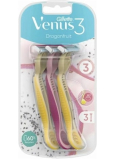 Gillette Venus 3 Dragonfruit holiaci strojček 3 kusy pre ženy
