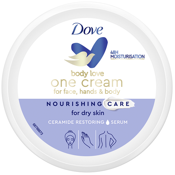 Dove Nourishing Care výživný krém na telo, ruky a tvár 250 ml