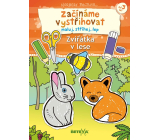 Ditipo Začíname s vystrihovaním Zvieratká v lese kreatívna kniha 17,5 x 24,1 x 0,8 cm, vek 3+