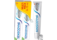 Sensodyne Extra Whitening jemne bieliaca zubná pasta 2 x 75 ml, duopack
