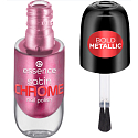 Essence Satin Chrome lak na nechty 03 Meta Maroon 8 ml
