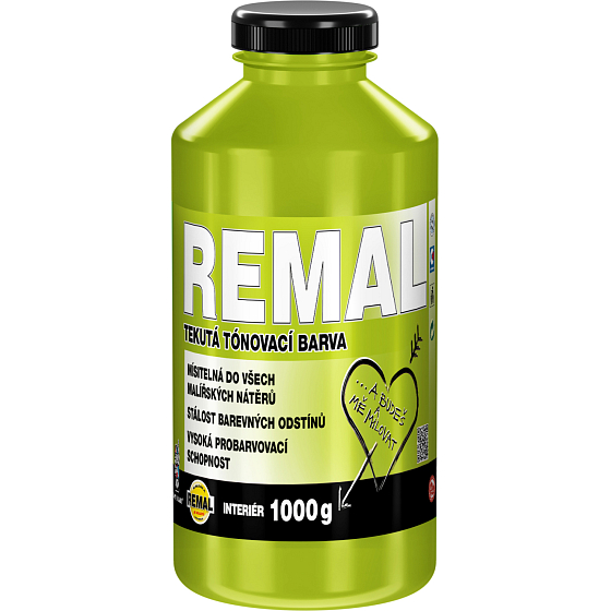 REMAL tónovacia farba, 0500 žltozelená, 1 kg