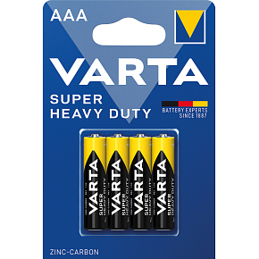 Varta Superlife, batérie AAA, zinko uhlíkové, 4 ks Varta Superlife, batérie AAA, zinko uhlíkové, 4 ks