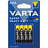 Varta Superlife, batérie AAA, zinko uhlíkové, 4 ks