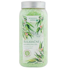 Bohemia Gifts Eucalyptus relaxačná soľ do kúpeľa 900 g