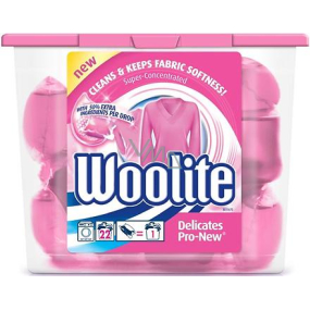 Woolite Delicate Pro-New gélové kapsule na jemnú bielizeň 22 x 24 ml