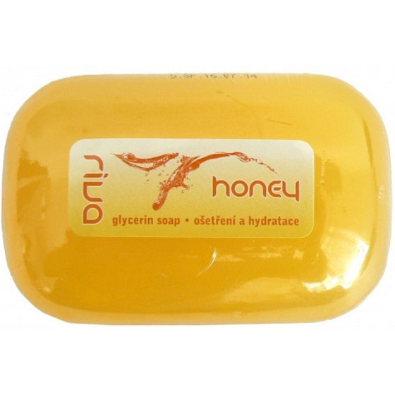 Riva Honey glycerínové s vôňou medu toaletné mydlo 100 g