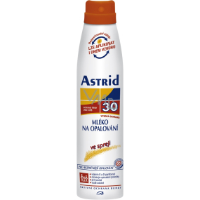 Astrid F30 Mlieko na opaľovanie 200 ml sprej