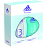 Adidas Action 3 Mineral Protect antiperspirant dezodorant sprej pre ženy 150 ml + Fresh Boost sprchový gél 250 ml, kozmetická sada