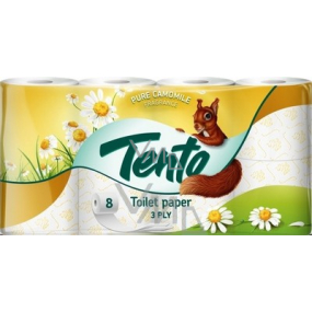 Tento Pure Camomile parfumovaný 3 vrstvový 150 útržkov 8 kusov