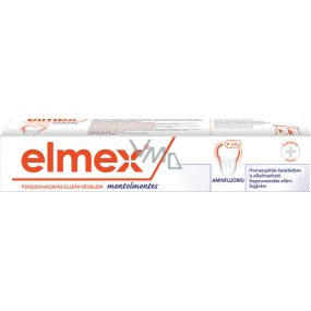 Elmex Menthol-free Bez mentolu kompatibilná s homeopatickou liečbou zubná pasta 75 ml